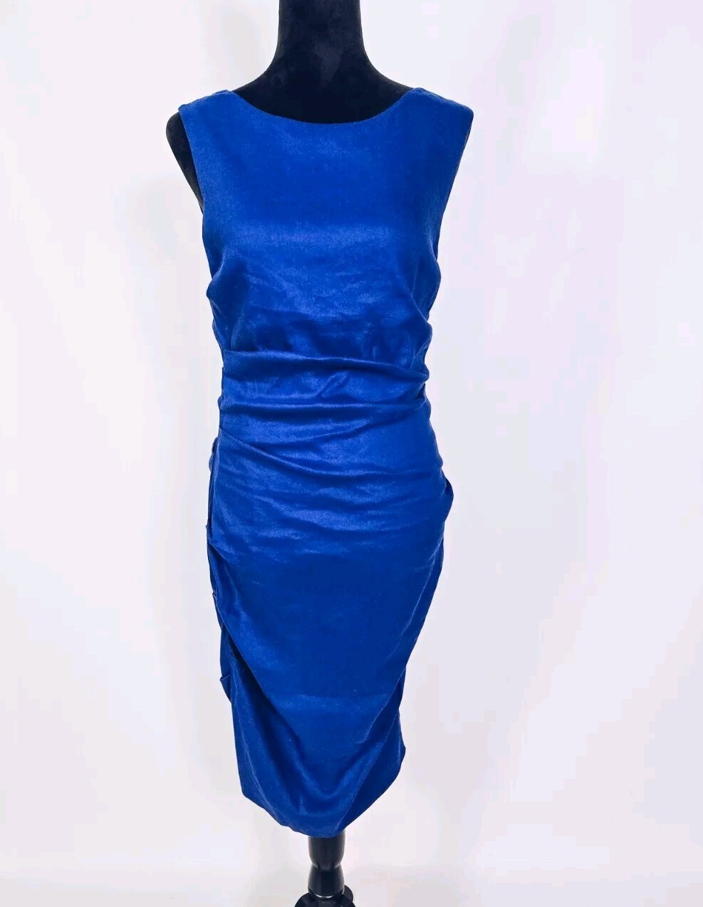 Nicole Miller Artelier Sleeveless Ruched Bodycon Dress