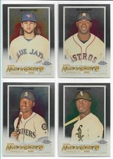 2020 Topps Chrome Allen & Ginter Master Set (1-300 + 50 Mini Insert Refractor)