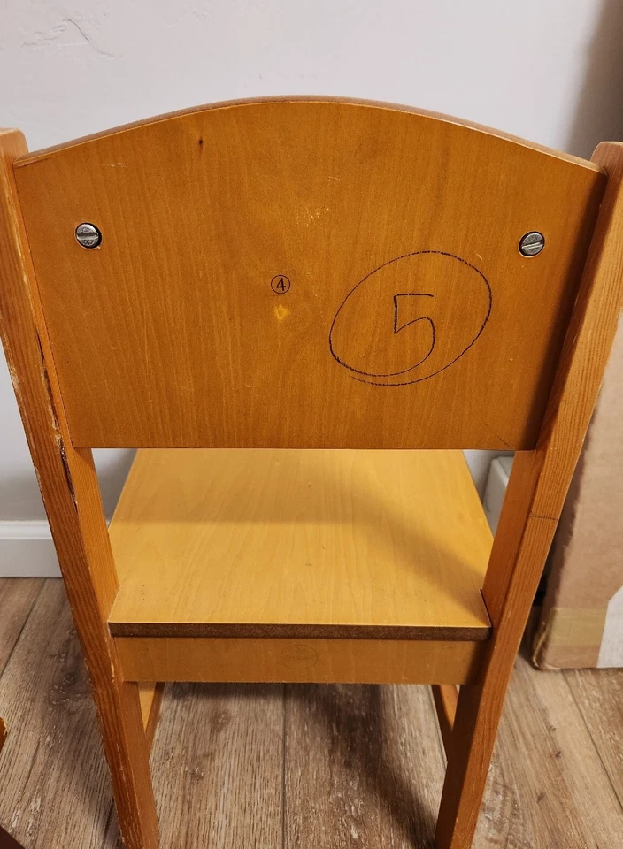 Kidkraft Solid Wood Stained Kids Chair 22"x11½"x11½" Timeout Chair - Image 3 of 4