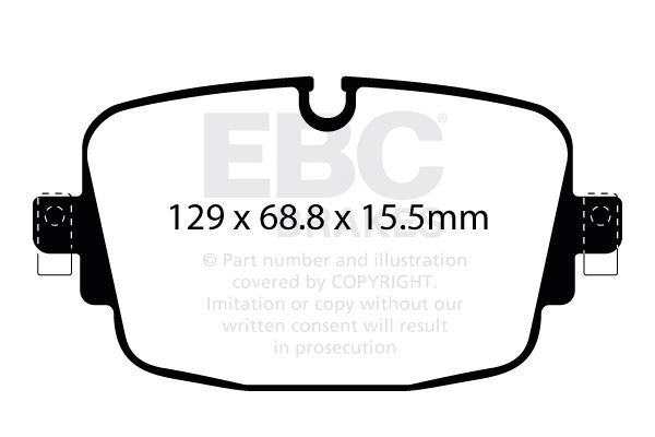 EBC DP42516R  Yellowstuff Brake Pad Set