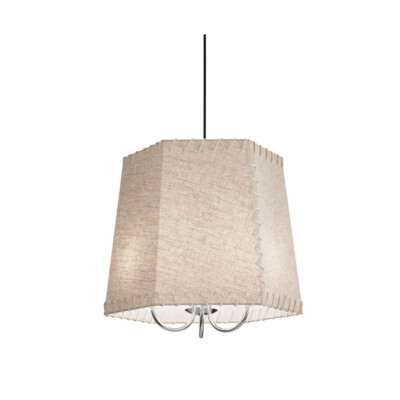 Hängeleuchten Ideal Lux Lacci SP3 Beige E14 40W