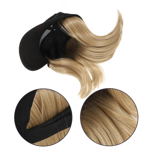 Sun Visor Hair Extension Wig Peaked Hat Wigs for Women Baby Women's