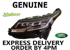 GENUINE OEM Valeo Land Rover Range Rover Velar L560 LED Headlight Left 2017-24