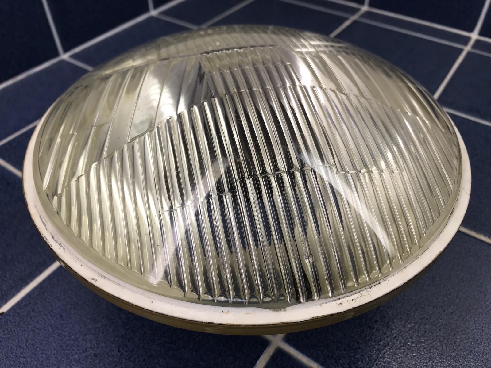 NOS Ferrari Carello 4300 Headlight Headlamp Bulb 7" OEM Fiat Lancia