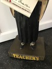 Large VINTAGE Teachers Scotch 1930s 40s era Whisky Schoolmaster pub Figure Grad — photo 5