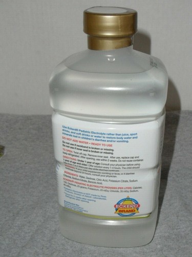 Vintage Collectible ECKERD DRUG Store Product Pediatric Electrolyte Full - Picture 2 of 3