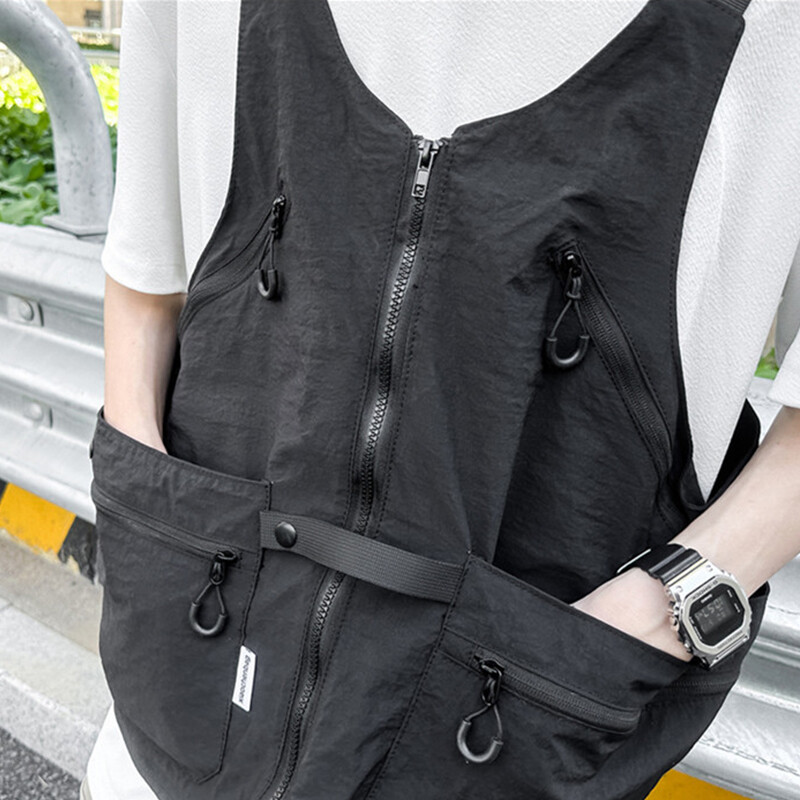 Unisex Multifunction Vest Outdoor Camping Dual-use Variable