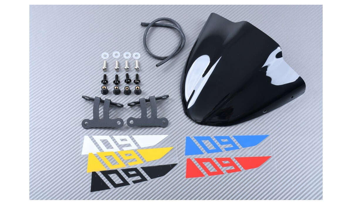 Pare-brise noir pour Yamaha MT09 pour vos balades et trajets 2017-2020