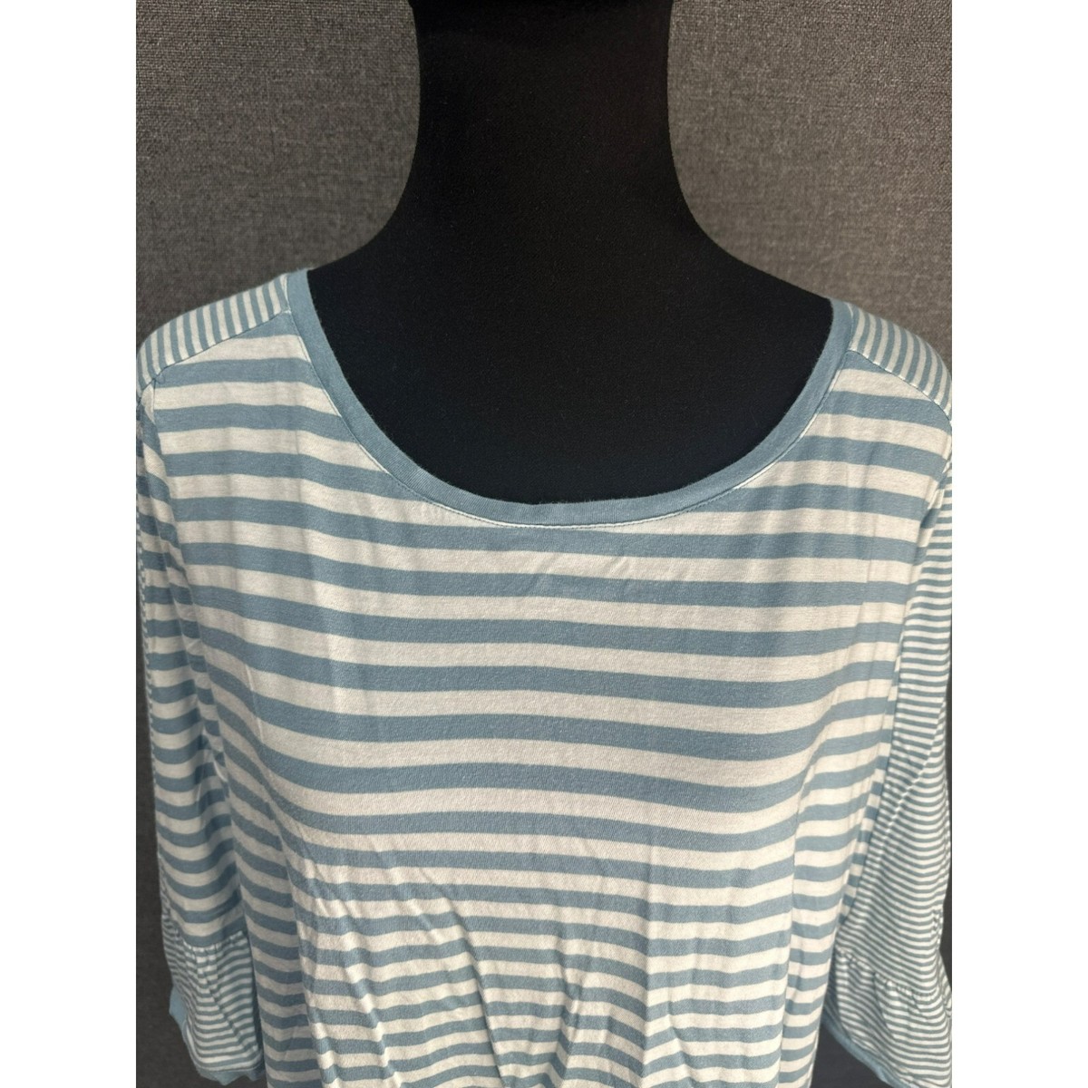 J.Jill Women's Top size Large Blue and white | eBay