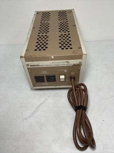 Sola Mini/Micro Computer Regulator Constant Voltage Transformer 63-13-150