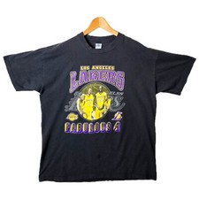 Vintage Los Angeles Lakers 2004 Shirt XXL Kobe Shaq Malone Payton Fabulous 4 Y2K
