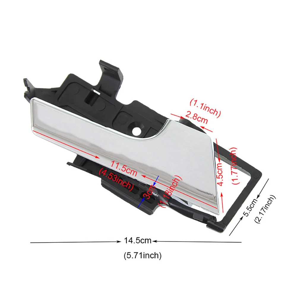 Manija de puerta interior 2x para Chevrolet Aveo 2007-2011 2009-2011 Aveo5 izquierda+derecha Foto 2 de 4