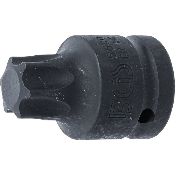 "Bgs 5600 Kraft-Bit-Einsatz Antrieb Innenvierkant 20 Mm (3/4\") T-Profil (FüR Tx)"-image