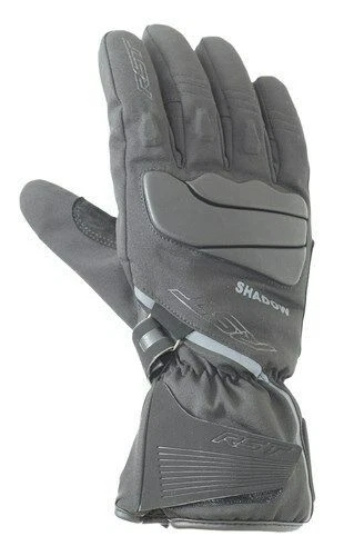 RST Waterproof Gloves Shadow III 3 Ce Approved Leather Motorcycle Black