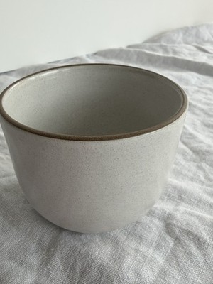Heath Ceramics USA sugar bowl white opaque w/ rubbed edge (no lid) NEW #115 NICE