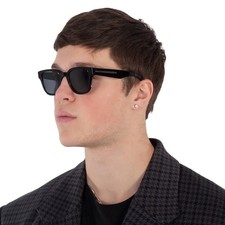 Prada Grey Square Men's Sunglasses PR A04S 16K07T 52 PR A04S 16K07T 52