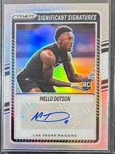 2025 Panini Prizm Football Mello Dotson #SSI-MDN RC Significant Signatures (AU)
