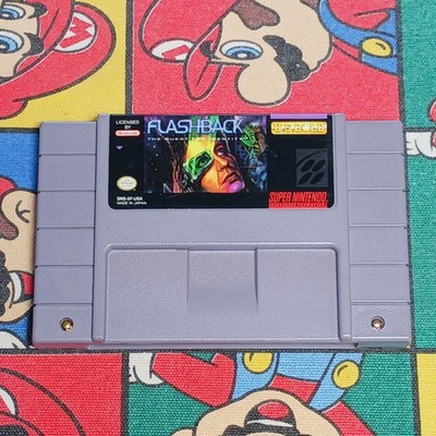 Flashback: The Quest for Identity (Super Nintendo) SNES Authentic/Cleaned/Tested