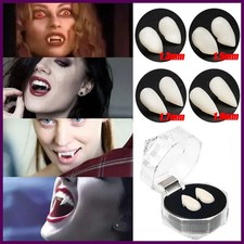 5Pairs Halloween Vampire Teeth Fangs Dentures Prop Party Costume DIY Cosplay