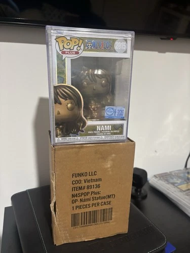 Funko Pop! Plus One Piece Nami Gold Vinyl Figure With Protector 2015