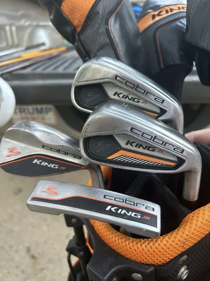 Cobra King Junior Driver Thru Putter Set RH Graphite Shaft Youth 8 Pc With Bag - Image 3 of 4