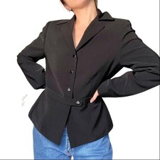 NWT Tahari by Arthur S. Levine Classic Black Blazer Size 8