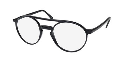 NEW ANDY WOLF 4515 EYEGLASS FRAME BLACK A MENS FULL-RIM 51-19-145 PLASTIC PILOT