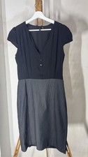 Mango A-Line Midi dress in Black size M