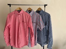Pack of 3 Gant 2Long/1 Short Sleeve Striped Shirt - sz M 15 1/2"
