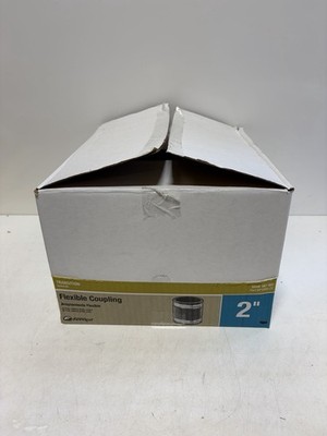 Case Of (40) Fernco P1056-22 PVC Schedule-40 Flexible Coupling 2  x 2  Hub