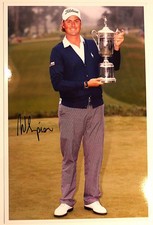 WEBB SIMPSON (US)  SIGNED 12" 8" GLOSSY PHOTO - WON 2012 US OPEN CHAMPIONSHIP