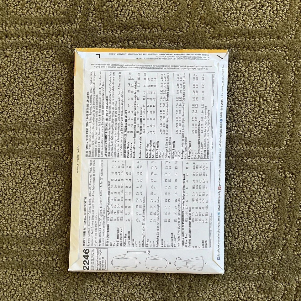 Lot 10 Women’s Sewing Patterns: Simplicity, Butterick, Lisette, Tote Bag, Tracin - Image 3 of 4