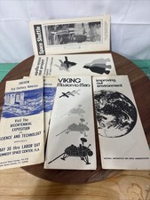 Set of 6 Vintage 1972 NASA Space Exploration / Shuttle Program Promo Brochures
