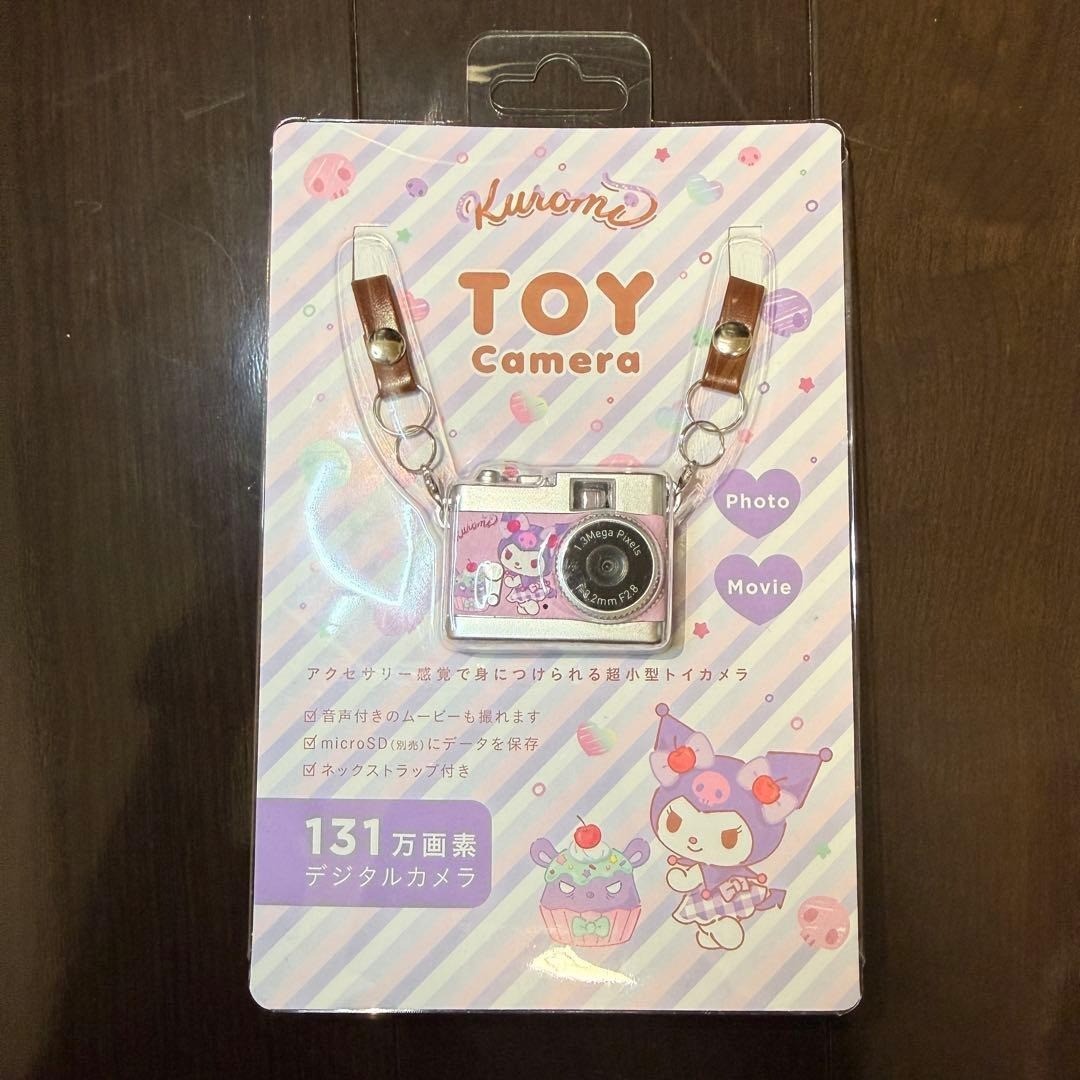 Sanrio Toy Digital Camera Kuromi Kenko Sweets Pieni DSC-PIENI SW KU Japan New