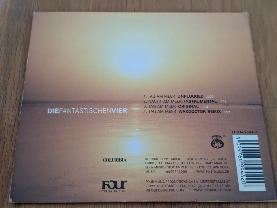 Die Fantastischen Vier Tag Am Meer 2000 MTV Unplugged Digisleeve Maxi CD Pop Rap - Bild 4 von 4
