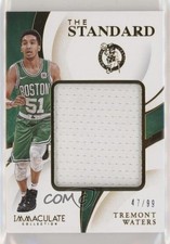 2019-20 Panini Immaculate The Standard Relics 47/99 Tremont Waters #ST-TWT 09bq
