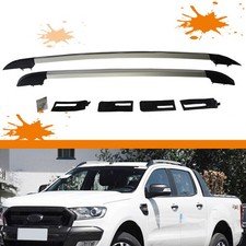 2pcs Roof Rail Rack Fit For Ford Ranger 2014-2022 Cargo Carrier Vertical Bar