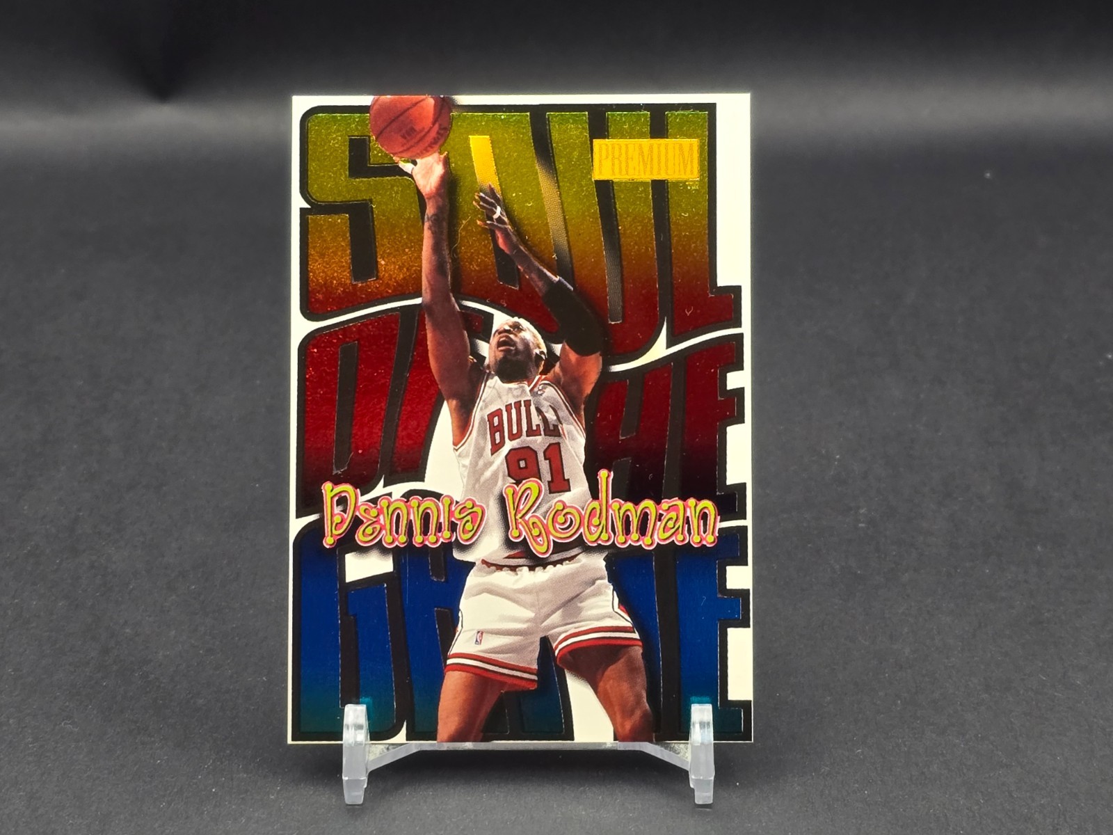 1998-99 Skybox Premium Soul of the Game #5 Dennis Rodman Chicago Bulls HOF