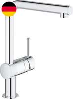Grohe Minta KüChenarmatur Ausziehbare Brause 360° Schwenkbereich Chrom