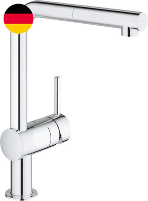 GROHE Minta Küchenarmatur Ausziehbare Brause 360° Schwenkbereich Chrom