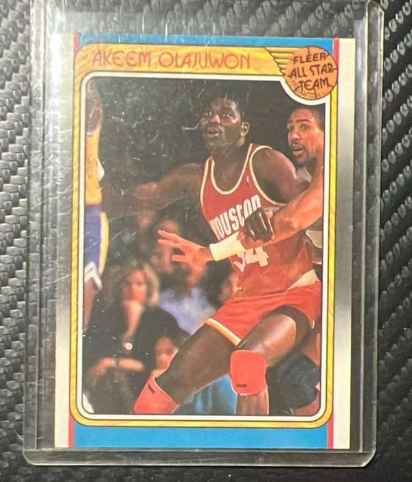 1988-89 Fleer #126 Akeem Olajuwon Excellent