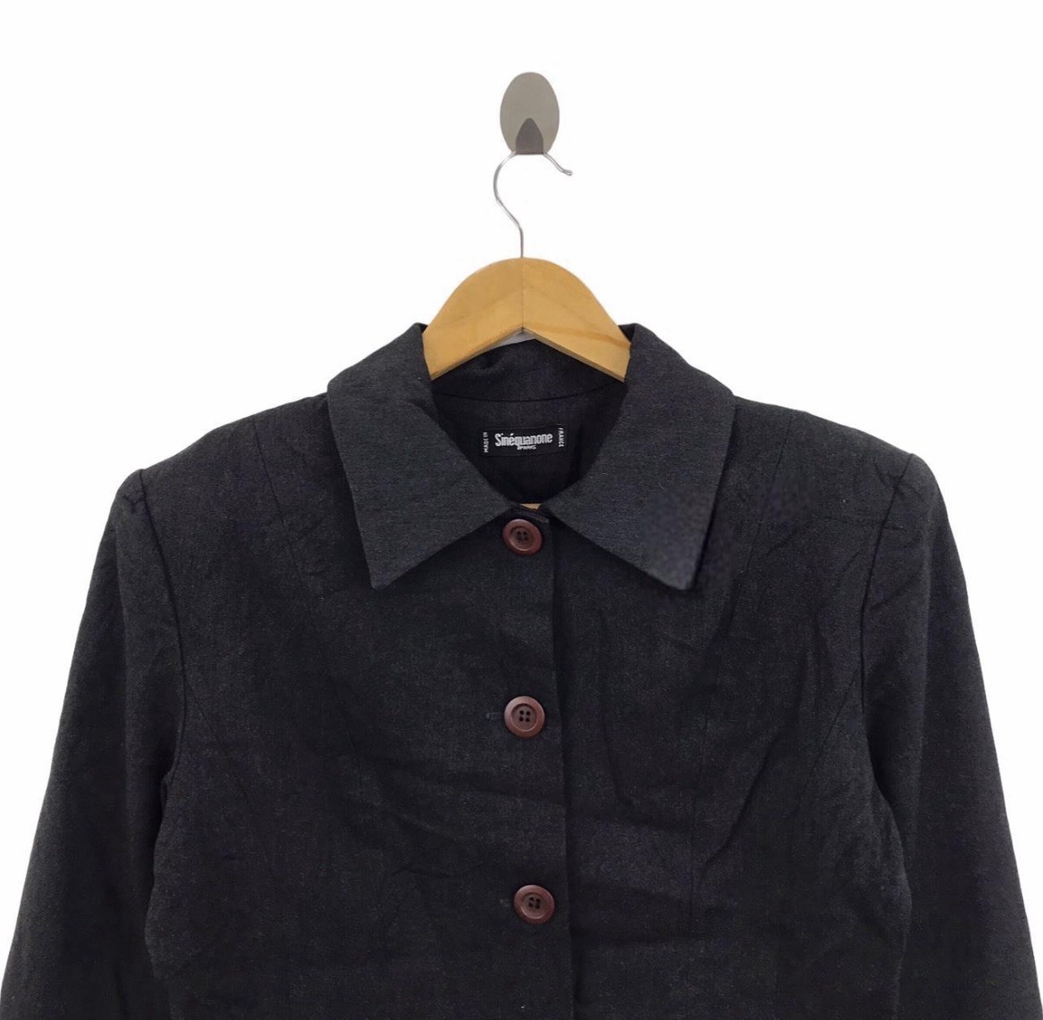 Sinéquanone Black Button Front Basic Jacket Women… - image 2