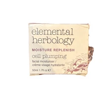 ELEMENTAL HERBOLOGY • Cell Plumping Facial Moisturizer • 1.7 oz  • NEW & SEALED!