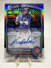 2025 Bowman Chrome #CPA-AC Angel Cepeda Autographs Refractor #/499 SN,AU