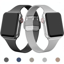 Milanese Strap For Apple Watch Band 11 10 9 8 7 Ultra 3 iWatch 6 5 SE3 Slim Belt