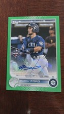 2022 Topps Pro Debut Harry Ford Auto Green #82/99