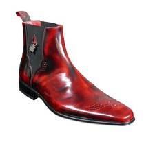 Jeffery-West MUSE Scarface 'TUNE' Red Fume Chelsea Boot