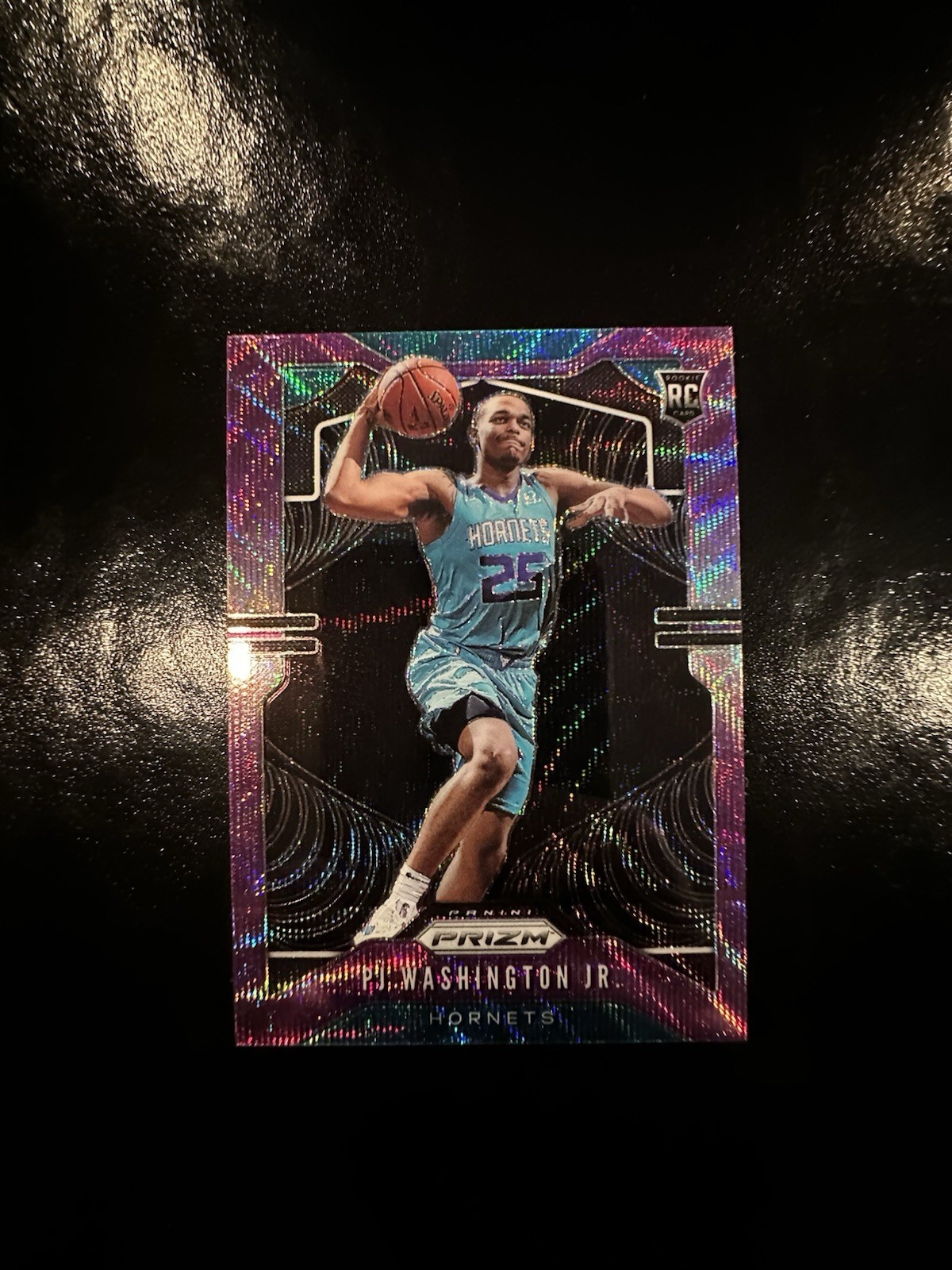 2019-20 Panini Prizm - Rookie PJ Washington Jr. #258 Purple Wave Prizm (RC)