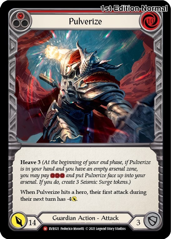 Pulverize - EN - EVR021 - Everfest - NM - 1st Edition Normal