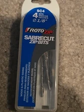 Roto Zip SC4 1/8" Wood Plastic Multi-Purpose Zip Bits, 4/Pack